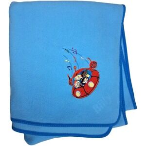 Disney Shopping Little Einsteins Blue Fleece Throw Blanket 50x60 Htf Big Thin